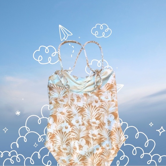 L Space NWT little high jump one piece swimsuit girls size 12 adjustable… - Picture 3 of 11